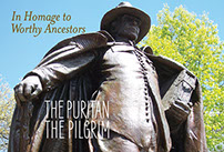 Award-winning book on the Puritan/Pilgrim statue.